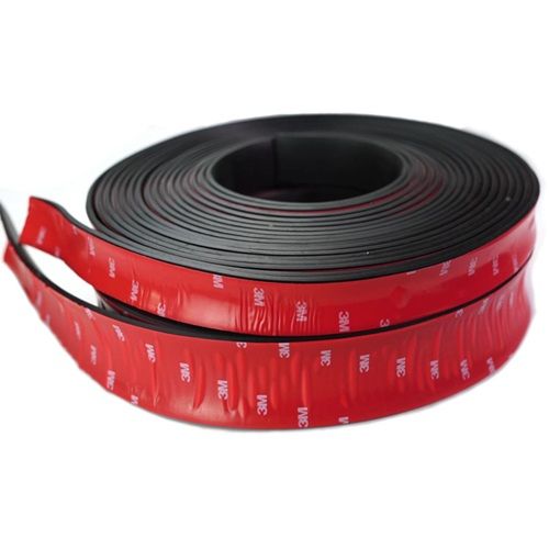Rubber Strip Flat Strip Shock Pad Non-slip Rubber Gasket Back Rubber Rubber Plate Buffer Strip Self-adhesive Seal Strip（3 mm thick and 30 mm wide）