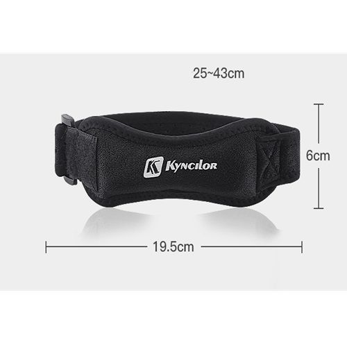 Outdoor Sports Adjustable Patellar Belt Training Breathable Basketball Fitness Knee Strap Running Shock Absorbing Knee Brace 2 Sets
