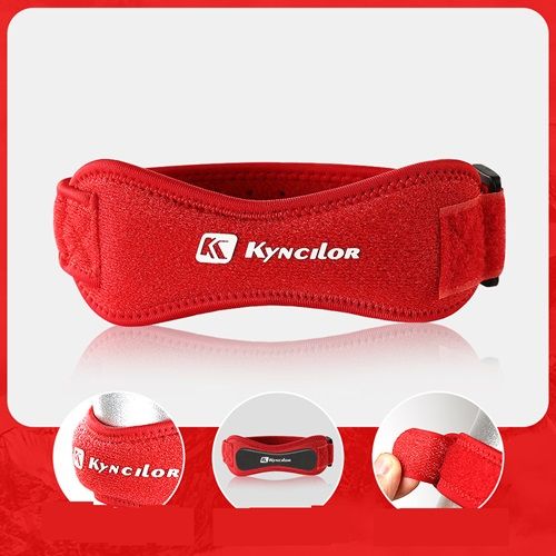 Outdoor Sports Adjustable Patellar Belt Training Breathable Basketball Fitness Knee Strap Running Shock Absorbing Knee Brace 2 Sets