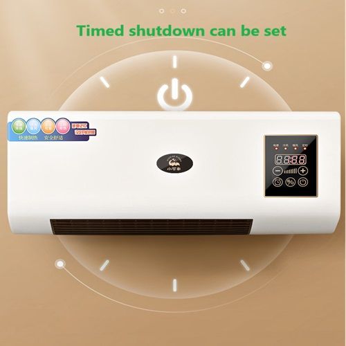 Heating And Cooling Mobile Small Air Conditioner Hot Fan Bathroom Heater Household Bedroom Wall Mounted Electric Heater