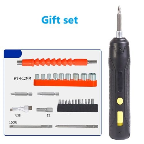 German Electric Screwdriver Rechargeable Household Small Electric Drill Driver Multi-function Screw Set