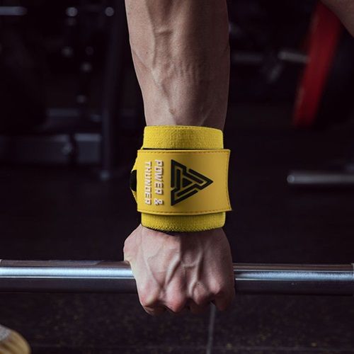 1 Pair Of Strong Winding Pressure Bench Press Heavy Wrist Guard Badminton Volleyball Basketball Fitness Men's And Women's Wrist Guard