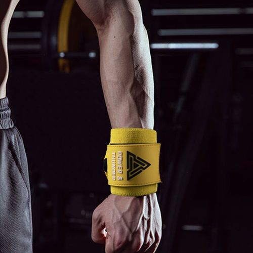 1 Pair Of Strong Winding Pressure Bench Press Heavy Wrist Guard Badminton Volleyball Basketball Fitness Men's And Women's Wrist Guard