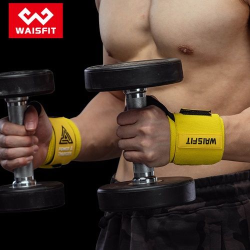 1 Pair Of Strong Winding Pressure Bench Press Heavy Wrist Guard Badminton Volleyball Basketball Fitness Men's And Women's Wrist Guard