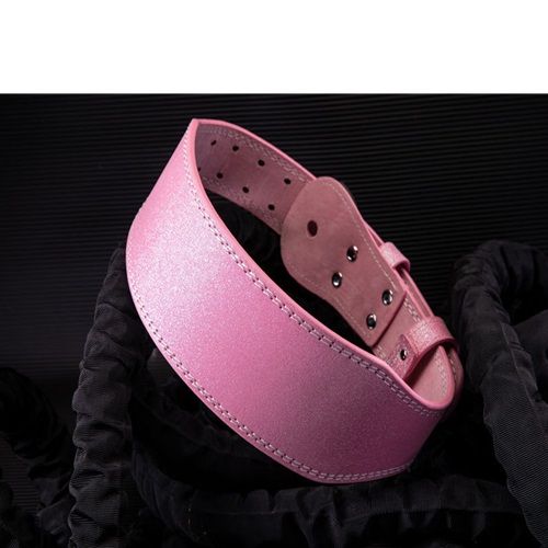 Men's And Women's Professional Squat Belt Belt Lifting Power Lifting Belt PU Leather Athletes Weight Lifting L Size 120 CM Long Suitable For Waist 80-105 CM Sparkling