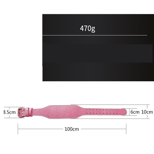 Men's And Women's Professional Squat Belt Belt Lifting Power Lifting Belt PU Leather Athletes Weight Lifting L Size 120 CM Long Suitable For Waist 80-105 CM Sparkling