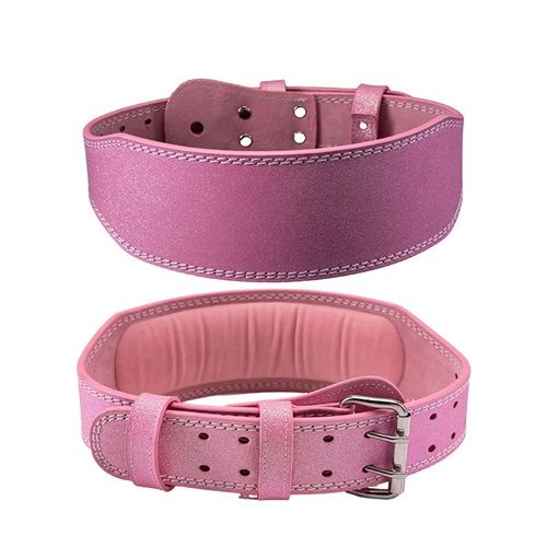 Men's And Women's Professional Squat Belt Belt Lifting Power Lifting Belt PU Leather Athletes Weight Lifting L Size 120 CM Long Suitable For Waist 80-105 CM Sparkling