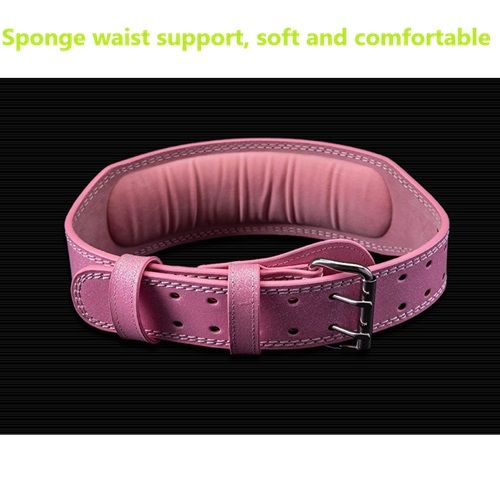 Men's And Women's Professional Squat Belt Belt Lifting Power Lifting Belt PU Leather Athletes Weight Lifting L Size 120 CM Long Suitable For Waist 80-105 CM Sparkling