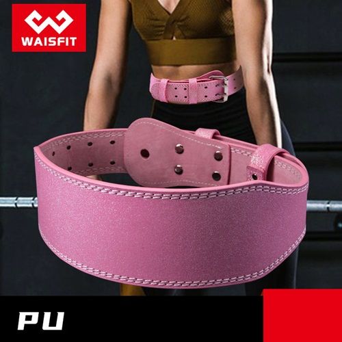 Men's And Women's Professional Squat Belt Belt Lifting Power Lifting Belt PU Leather Athletes Weight Lifting L Size 120 CM Long Suitable For Waist 80-105 CM Sparkling