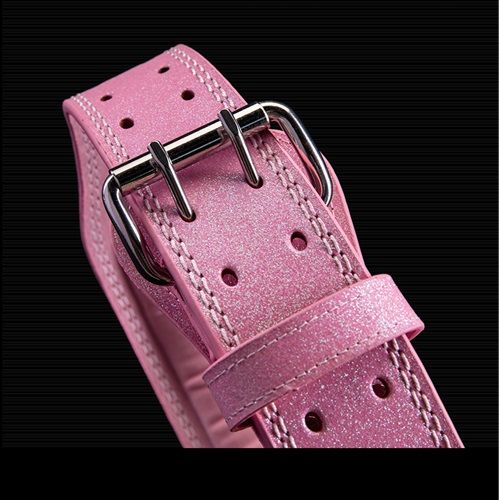 Men's And Women's Professional Squat Belt Belt Lifting Power Lifting Belt PU Leather Athletes Weight Lifting L Size 120 CM Long Suitable For Waist 80-105 CM Sparkling
