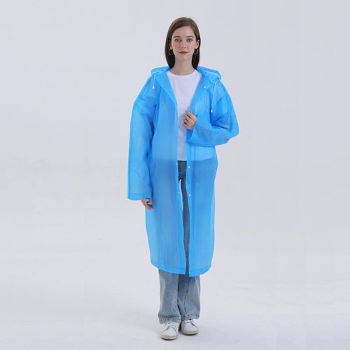 EVA One-piece Non-disposable Raincoat Adult Men And Women The Same Outdoor Travel Portable Thick Poncho