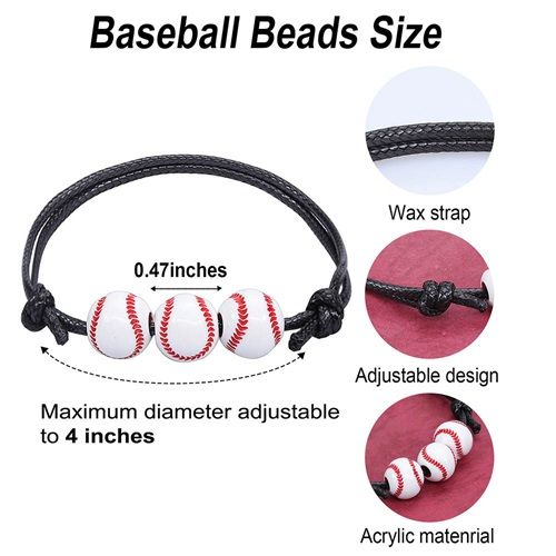 Basketball Football Bracelet Wax String Bracelet Hand Woven Bracelet Bracelet
