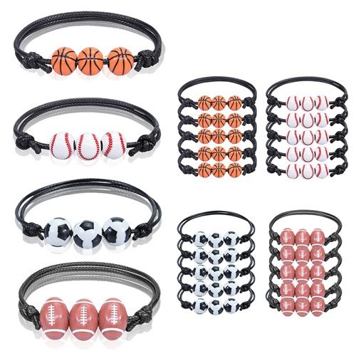 Basketball Football Bracelet Wax String Bracelet Hand Woven Bracelet Bracelet