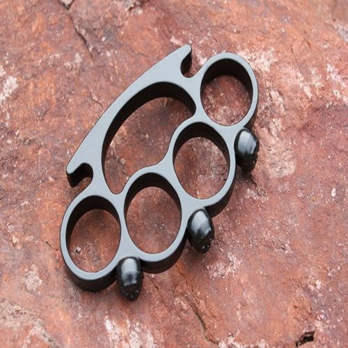 Skull Hand Buckle Tiger Finger Tiger Four Finger Legal Defense Equipment Bracelet Boxing Gloves Four Finger Ring Ring Decoration
