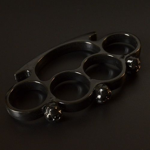 Skull Hand Buckle Tiger Finger Tiger Four Finger Legal Defense Equipment Bracelet Boxing Gloves Four Finger Ring Ring Decoration