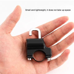 Electric Vehicle Helmet Hook Lock Multi-functional Battery Car Buckle Hook Lock Secure Pedal Storage Anti-theft Helmet Lock