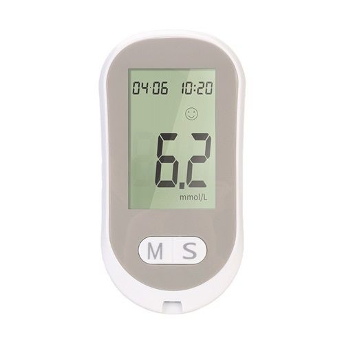 Automatic English Fast Non-adjustable Code Portable Medical High Precision Blood Glucose Meter Host + Test Pen + 50 Test Paper + 50 Blood Collection Needles