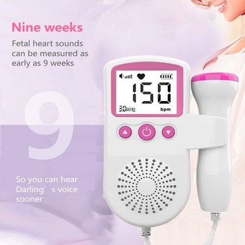 Fetalcardiometer Doppler Pregnancy Monitoring Stethoscope Smart Fetal Heart
