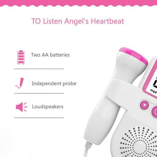 Fetalcardiometer Doppler Pregnancy Monitoring Stethoscope Smart Fetal Heart