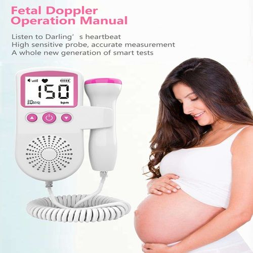 Fetalcardiometer Doppler Pregnancy Monitoring Stethoscope Smart Fetal Heart