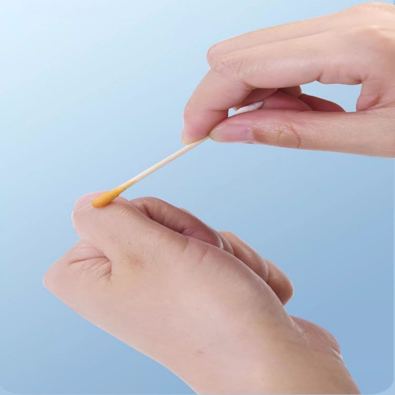 50 Disposable Medical Cotton Swabs, Baby Cleaning Large-headed Cotton Swabs, Sterilized Medical Cotton Swabs For Ear Cleaning