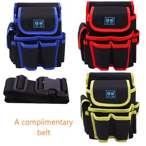 Multi-functional Oxford Cloth Tool Bag, Tool Waist Bag, Electrician's Bag, Canvas