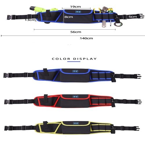 Multi-functional Oxford Cloth Tool Bag, Tool Waist Bag, Electrician's Bag, Canvas