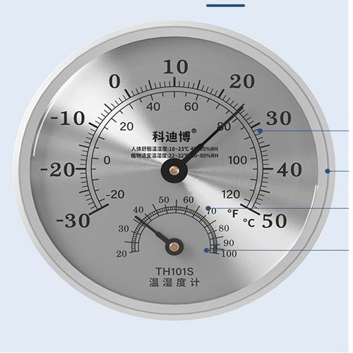 Thermometer, Indoor Household Precision Baby Room, High-Precision Dry And Wet Humidity Meter, Pharmacy Noise-free, Battery-free, German Technology