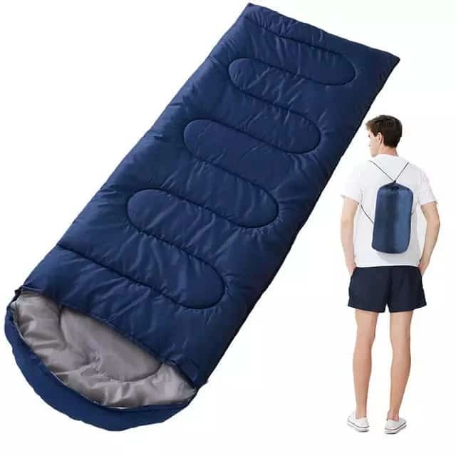 Portable Sleeping Bag Comfort Mattress With Compression Bag