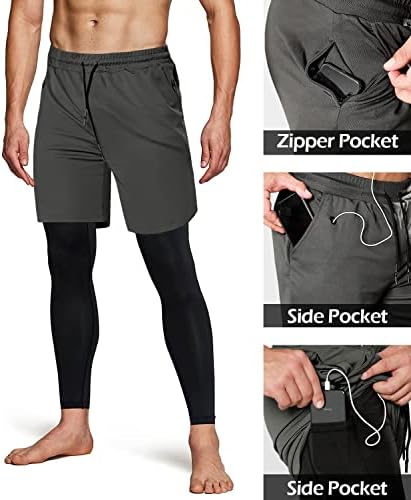 Gym Short With Leggings