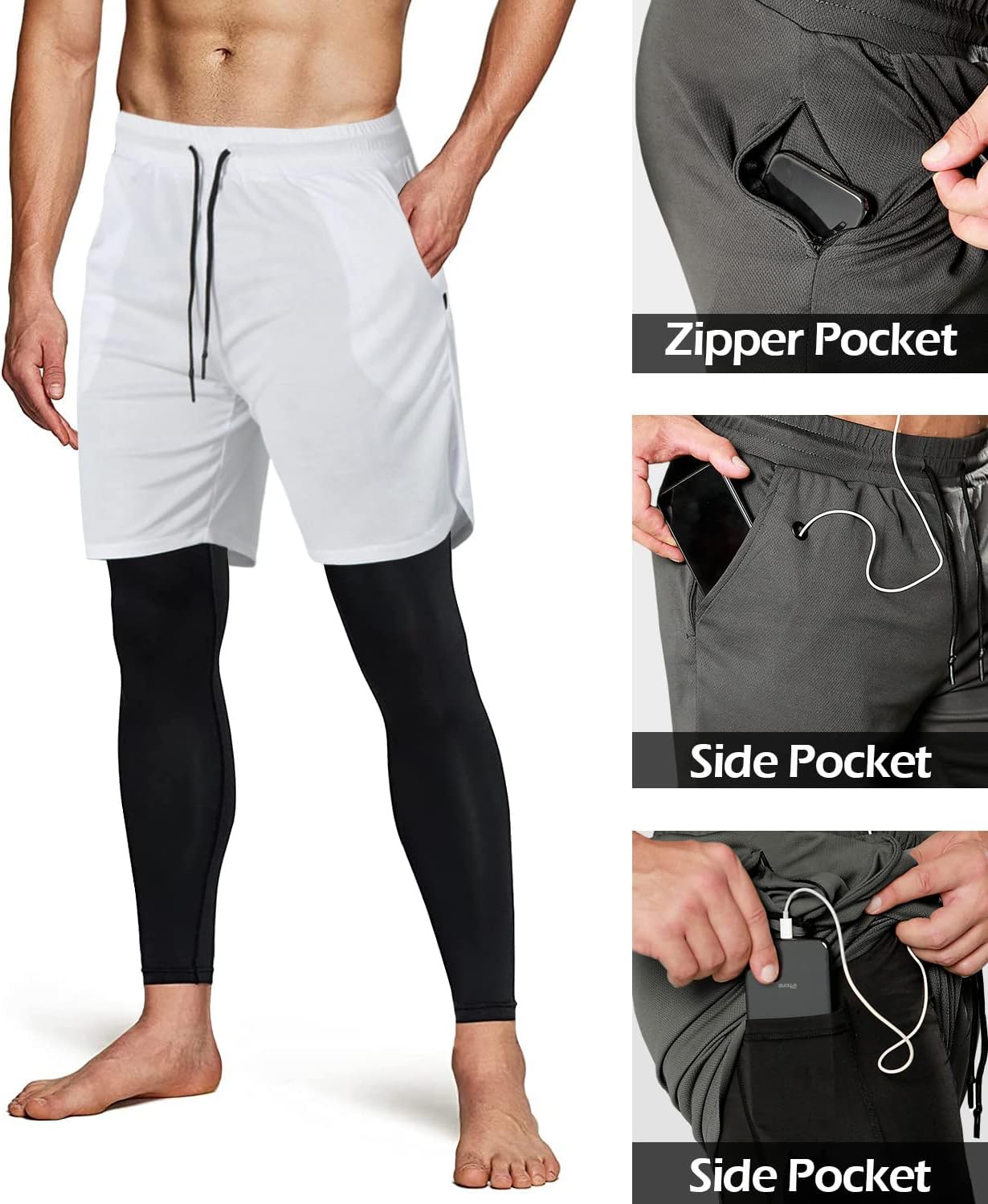 Gym Short With Leggings