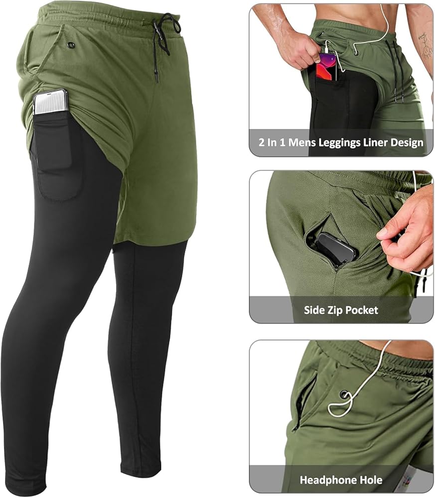 Gym Short With Leggings