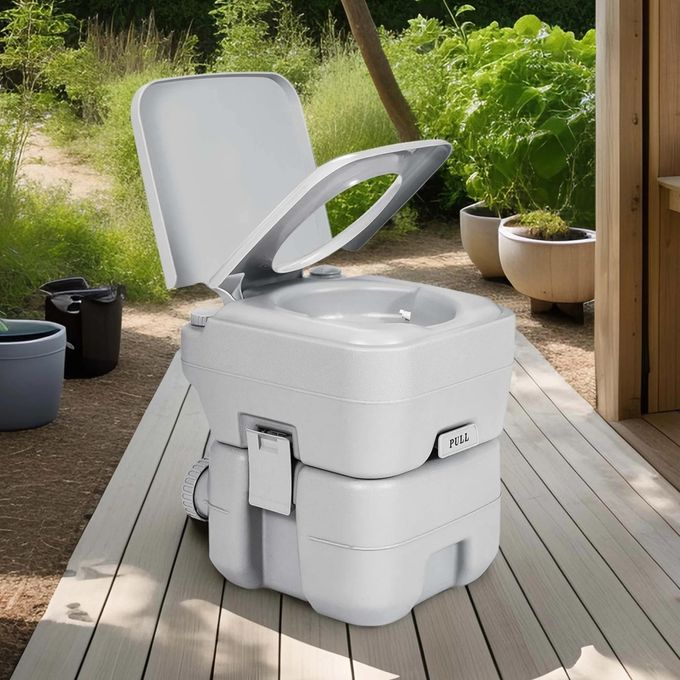 {OFFER!! OFFER !!} Portable Outdoor Toilet With Flushing Option