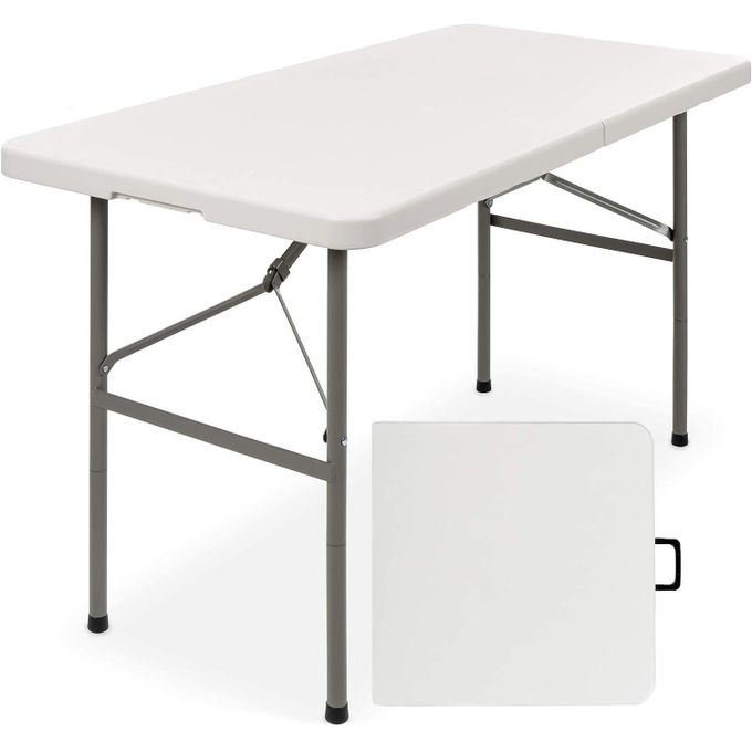 {OFFER!! OFFER !!} Strong Foldable Table In Plastic Length 1.2M