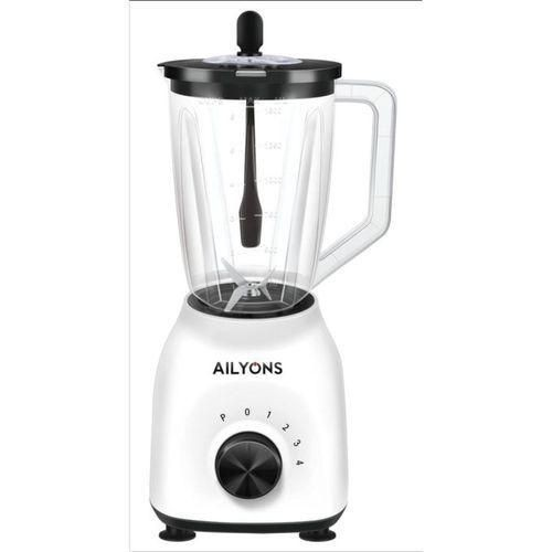 AILYONS 1.5L Multifunctional 2 In 1 Blender VB-Y66 Powerful 4 Speed Motor Countertop Blender with Grinding Machine and Coffee Mill Fruit Juicer with 5 Cup jar and Super Sharp Stainless Steel Blades