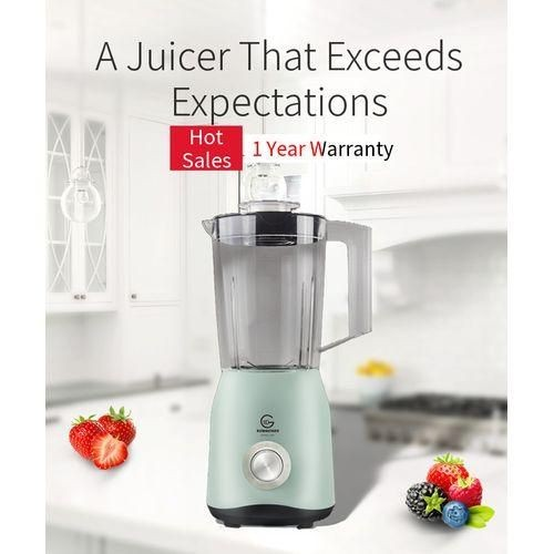 EUROCHEF 1.5L Multifunctional 2 In 1 Blender EC-EB03 Powerful 4 Speed Motor Countertop Blender with Grinding Machine and Coffee Mill Fruit Juicer with 5 Cup jar and Super Sharp Stainless Steel Blades