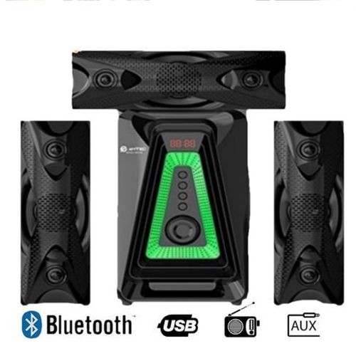 AMTEC 316 3.1 woofer with heavy sound|Remote20000watts pmpo| Bluetooth| Aux/Digital FM ready| USB Support| Sd card| HI-FI  sound| 1 year warranty|You can easily connect it to the TV, DVD play
