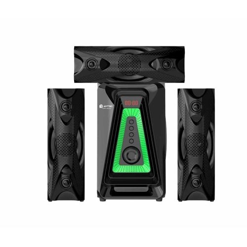 AMTEC 316 3.1 woofer with heavy sound|Remote20000watts pmpo| Bluetooth| Aux/Digital FM ready| USB Support| Sd card| HI-FI  sound| 1 year warranty|You can easily connect it to the TV, DVD play