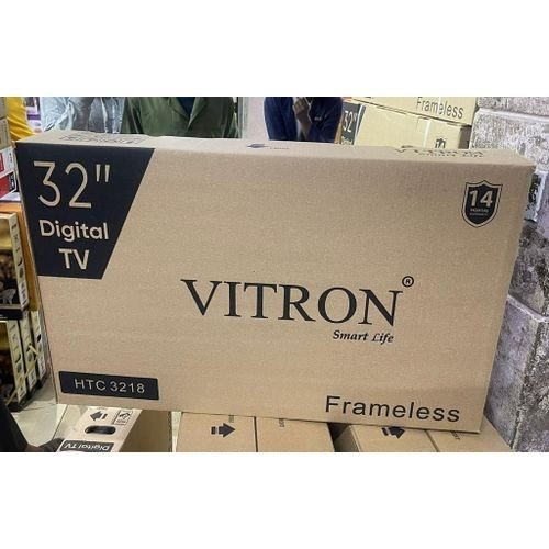 Vitron HTC3218 32" Inch Television Digital HD TV INBUILT DECODER For Local Channels+ Free Extension + Free Delivery When you order Today
