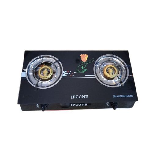 IPCONE 2 Burner - Glass Top And Gas Stove Double Burner + Free Delivery To Your Doorstep Today ? enjoy easy COOKING WITH OUR NEW MODEL EASY TO CLEAN