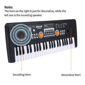 🥭Bigfun 49 Keys USB Electronic Organ Kids Electric Piano with microphone🍂 It helps develop kids' interests in music and cultivate their imaginations. Portable and lightweight, it's suitable for play