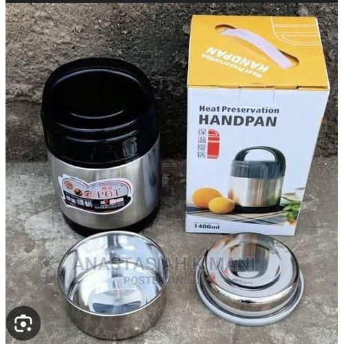 Handpan Stainless Steel Lunch Box,1000ml.Insulated Food Flask - Double wall vacuum insulation technology keeps your healthy, homemade delicious lunches, soups and snacks hot for up to 12 hours or cold