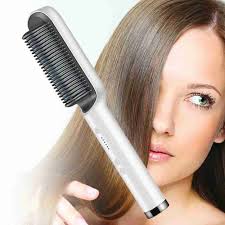 📍🌱STAY TUNED📍🌱Electric Hair Straightener Brush Iron Hot Comb.This Electric hair comb is for all types of hair e.g Afro , human hair wigs, synthetic wigs etc

Temperature Setting: The heated comb c