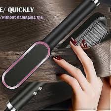 📍🌱STAY TUNED📍🌱Electric Hair Straightener Brush Iron Hot Comb.This Electric hair comb is for all types of hair e.g Afro , human hair wigs, synthetic wigs etc

Temperature Setting: The heated comb c
