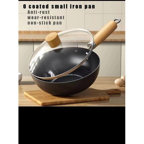 🤑🎊ON OFFER🤩Non-Stick Deep & Stir-Frying Pan -Glass Lid🎊the Deep Frying Pan is versatile, easy to use and suitable for a wide variety of cooking styles and recipes. Toughened Non-Stick is a  range