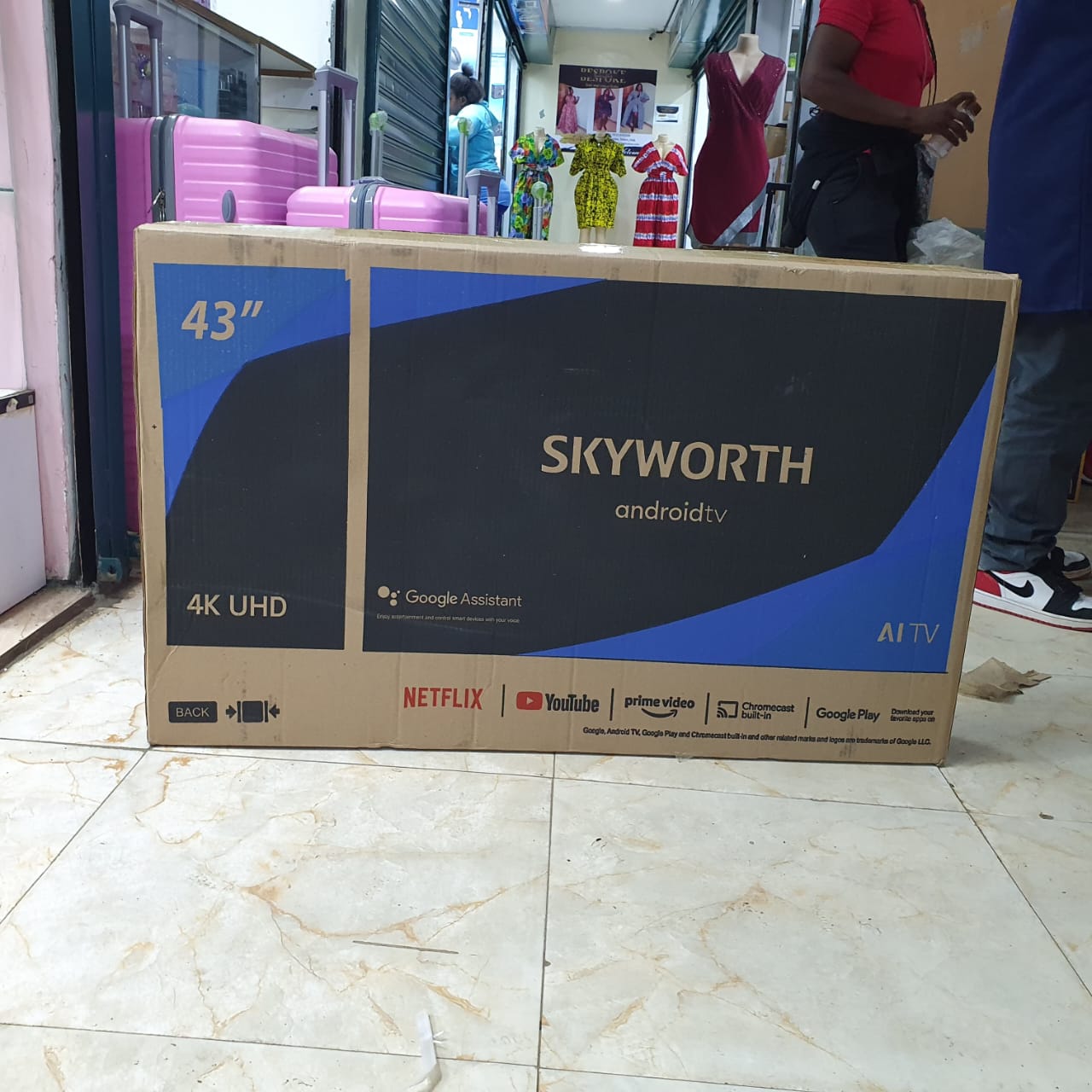 *Skyworth 43 inches Smart Android TV  4KUHD