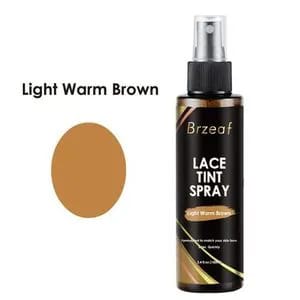 BEST OFFER Brzeaf Light Warm Brown Lace Tint Spray For Wigs Easy to use Works on all wigs Great fragrance