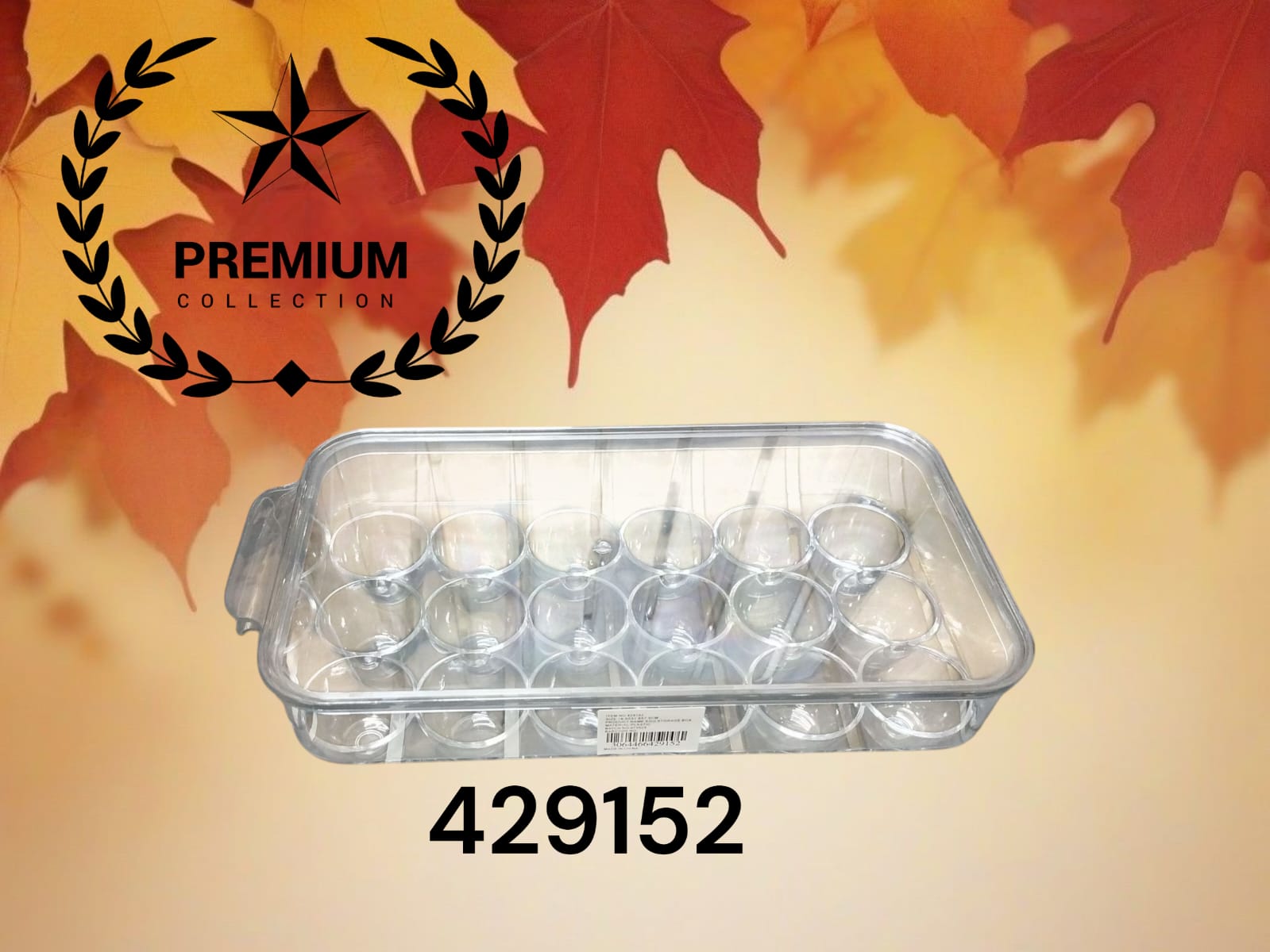 🤑18 Grid Air Tight Slim Egg Tray Ideal for Fridge Storage🍠perfect solution for organized and stylish fridge storage. Designed by iDesign, this innovative egg holder accommodates up to 18 eggs in ind