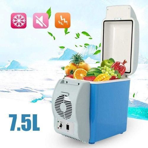✅️7.5 Portable Small Refrigerator Mini Portable car Fridge cooler✅️😎Made of premium ABS material, which is durable and non-toxic.
Designed for refrigerating or keeping food warm.
 7.5L perfect size f