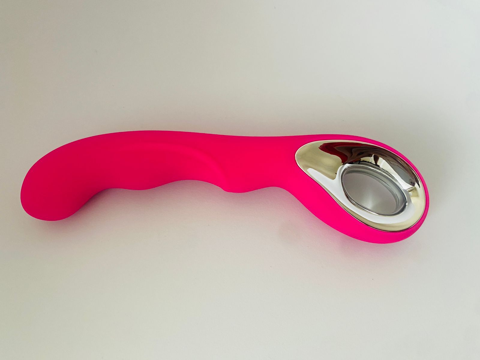 G-Spot Vibrator USB Rechargeable Dildo Massager PINK